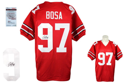 Joey Bosa Autographed Signed Jersey - Red - JSA Authentic