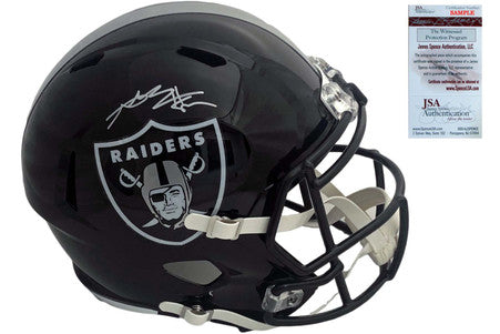 Oakland Raiders Antonio Brown Autographed Custom Speed Helmet - JSA Authentic