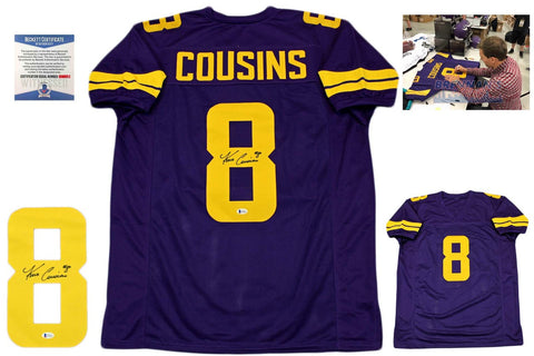 Kirk Cousins Autographed Jersey - Color Rush