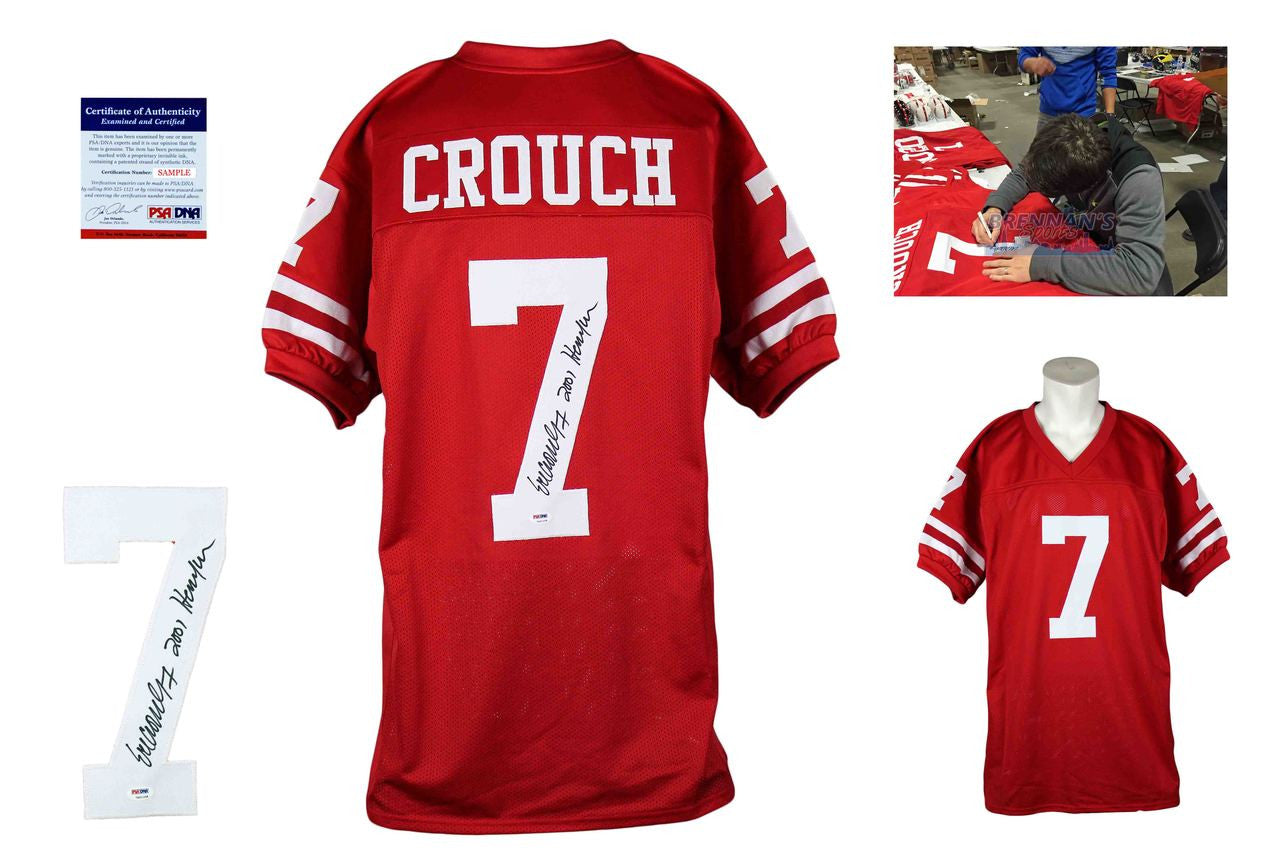 Eric Crouch Autographed Signed Jersey - Red - PSA DNA