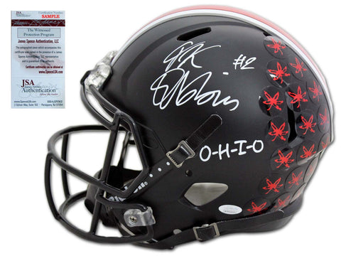 Ohio State Buckeyes JK Dobbins Autographed Signed Helmet - Full Size Black