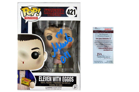 Millie Bobby Brown Autographed Funko Pop Eleven with Eggos - JSA Witnessed - Stranger Things