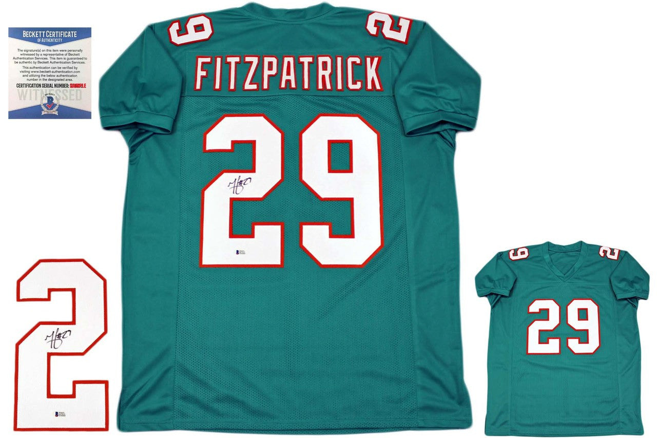 Minkah Fitzpatrick Autographed Signed Jersey  - teal