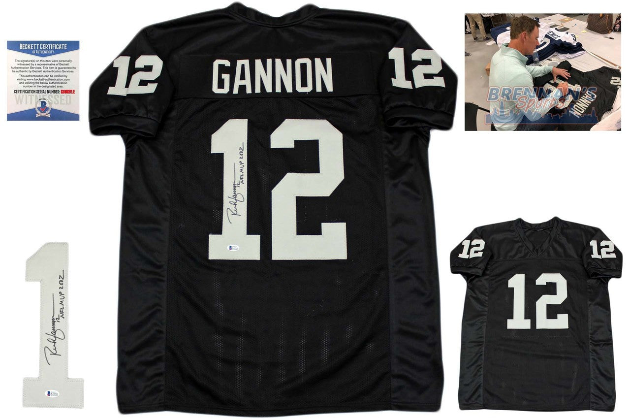 Rich Gannon Autographed Signed Jersey - black