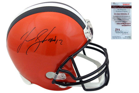 Josh Gordon Autographed SIGNED Cleveland Browns Helmet - JSA Witnessed