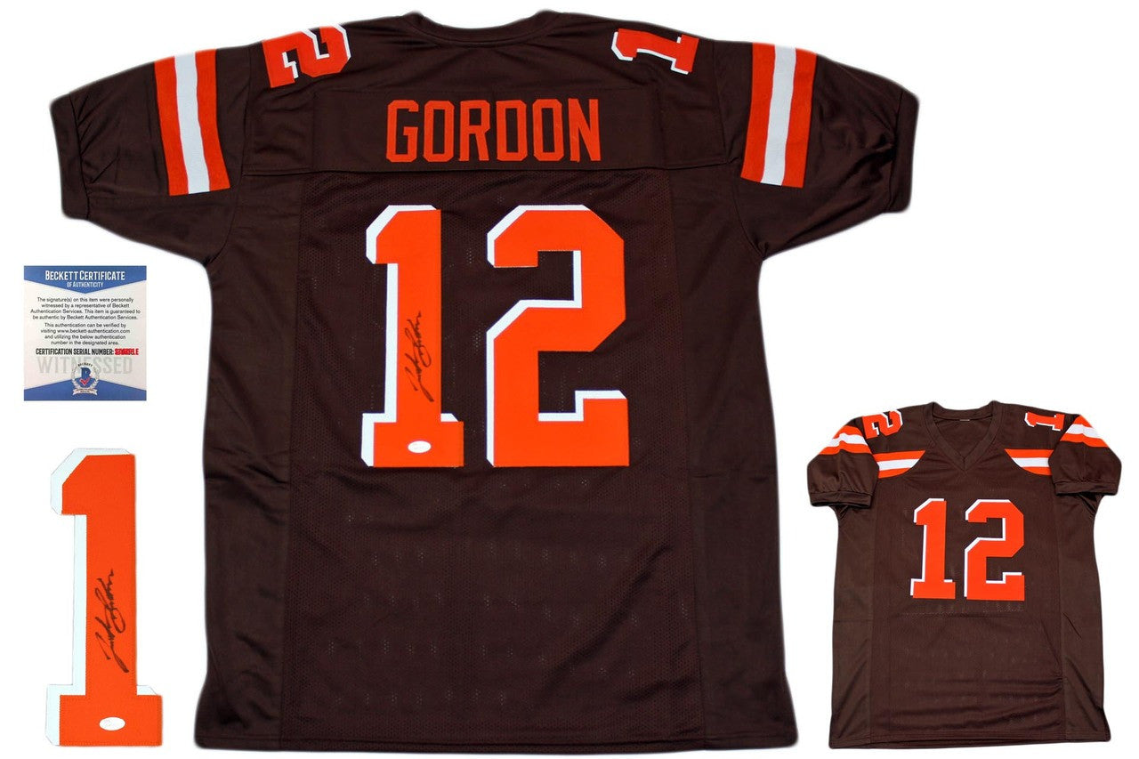 Josh Gordon Autographed Signed Jersey - Brown