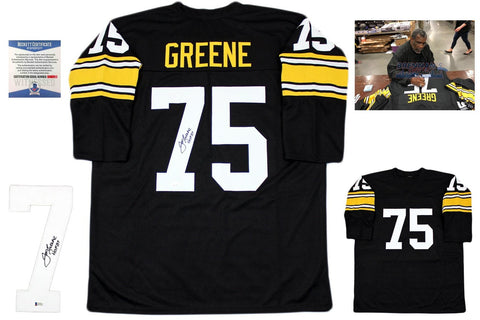 Joe Greene Autographed Signed Jersey - Black - Long Sleeve