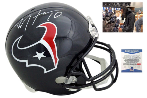 Deandre Hopkins Autographed SIGNED Houston Texans Helmet