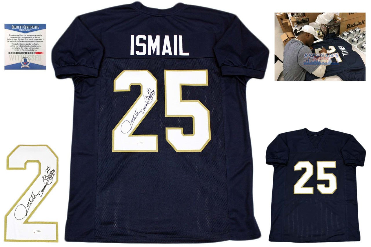 Raghib "Rocket" Ismail Autographed Signed Jersey