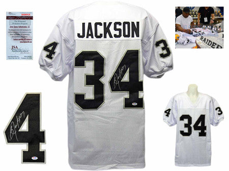 Bo Jackson Autographed Signed Jersey - White - JSA Authentic