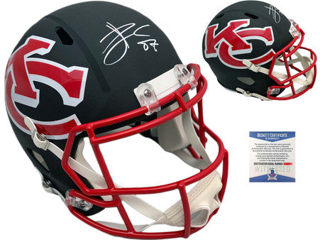 Chiefs Travis Kelce Autographed Signed Full Size Speed Helmet - AMP - Beckett Authentic