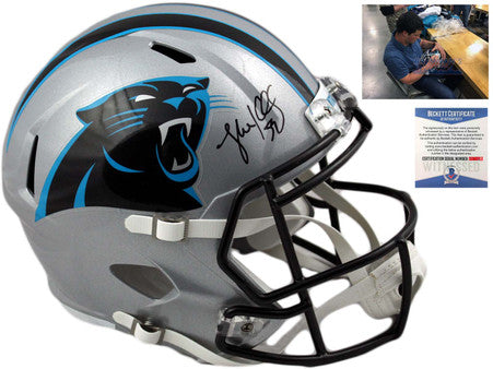 Carolina Panthers Luke Kuechly  Autographed Signed  Speed Helmet - Beckett Authentic