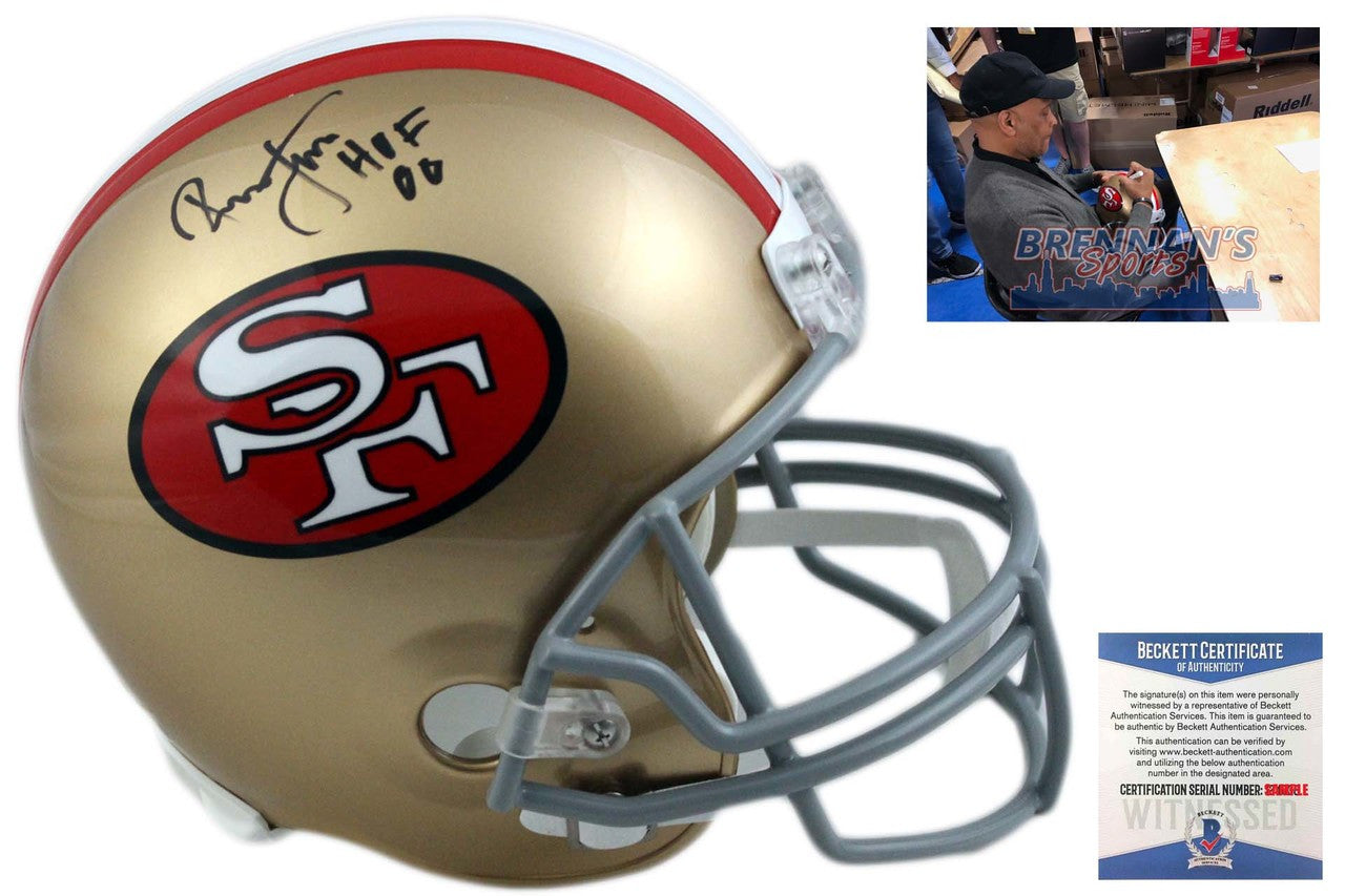 Ronnie Lott Autographed Helmet - San Francisco 49ers Signed - Beckett