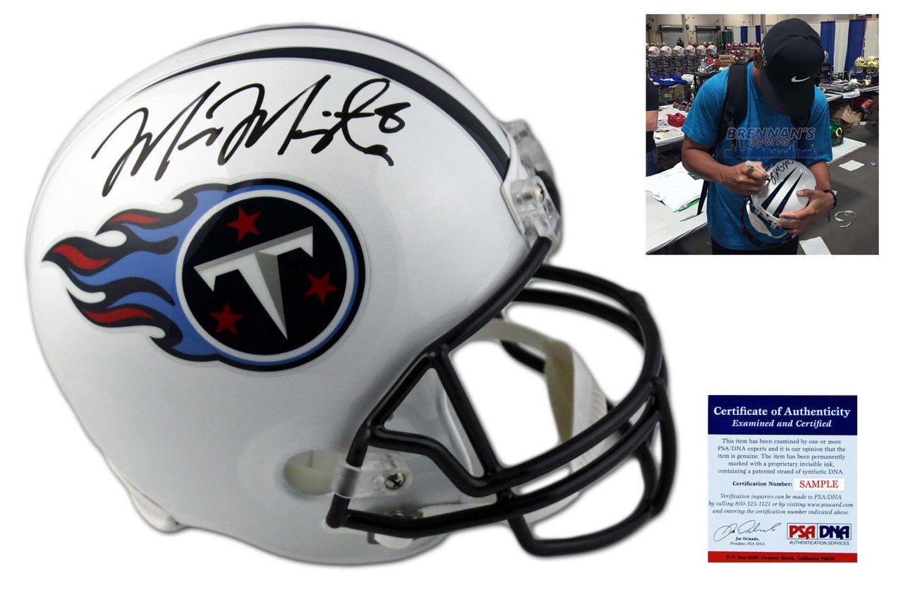 Marcus Mariota Autographed Signed Tennessee Titans Full Size Helmet