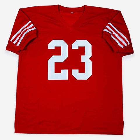 Christian McCaffrey Autographed Signed Jersey - Red - Beckett Authentic