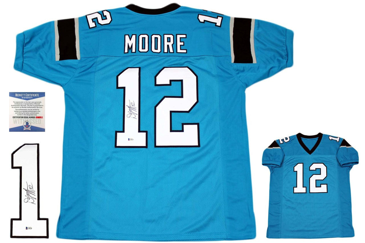 Dj Moore Autographed Signed Jersey - Blue