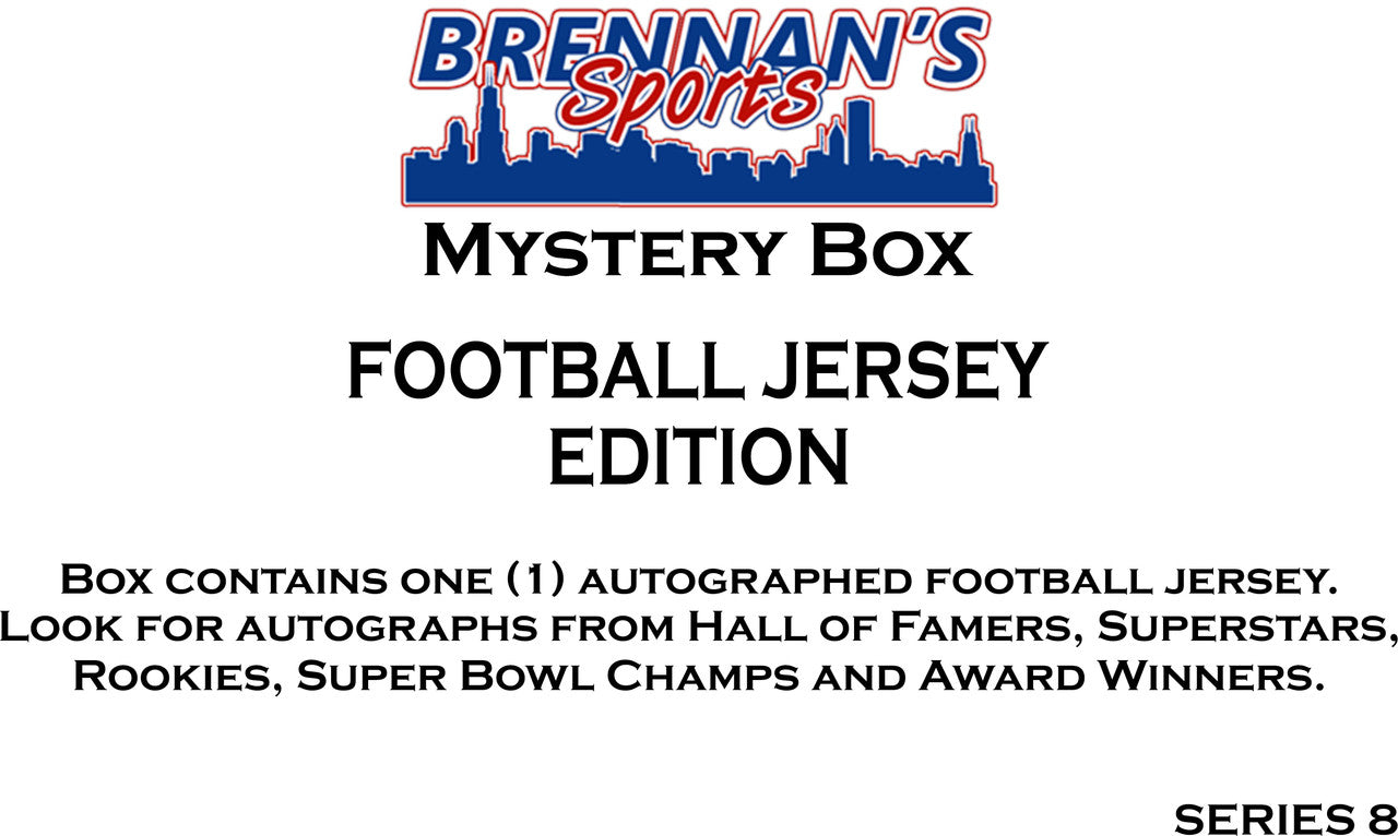 AUTOGRAPHED FOOTBALL JERSEY MYSTERY BOX