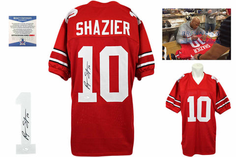 Ryan Shazier Autographed Jersey - Red - Beckett Authentic