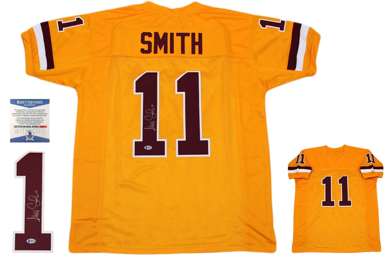 Alex Smith Autographed Signed Jersey - Gold