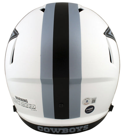 Emmitt Smith Autographed Dallas Cowboys Lunar Speed Rep Helmet