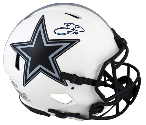Emmitt Smith Autographed Dallas Cowboys Lunar Speed Rep Helmet –