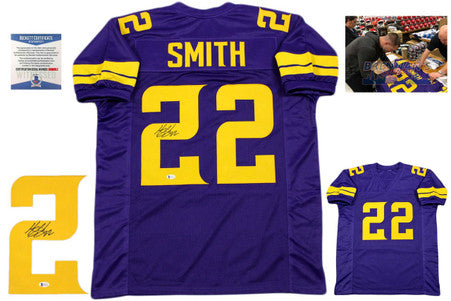 Harrison Smith Autographed Jersey - Beckett Authentic - Color Rush