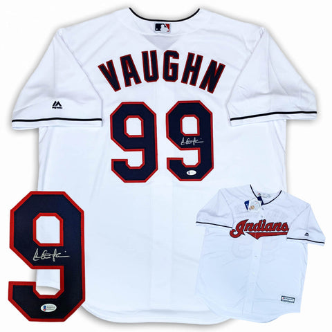 Charlie Sheen Autographed Signed Indians Majestic Jersey