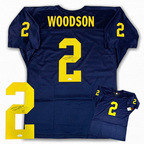 Charles Woodson Autographed Signed Jersey - Navy