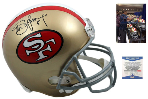 Steve Young Autographed Signed 49ers Full Size Helmet - Beckett