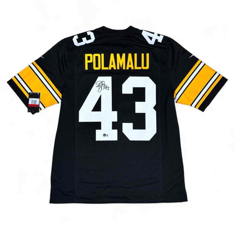 Troy Polamalu Autographed Signed Pittsburgh Steelers Nike Jersey - Beckett