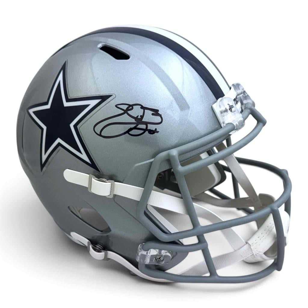 Emmitt Smith Autographed Signed Dallas Cowboys Full Size Helmet - Beckett