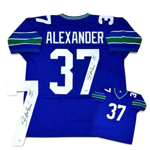 Shaun Alexander Signed Autographed Jersey with "MVP 05" Beckett Authenticated
