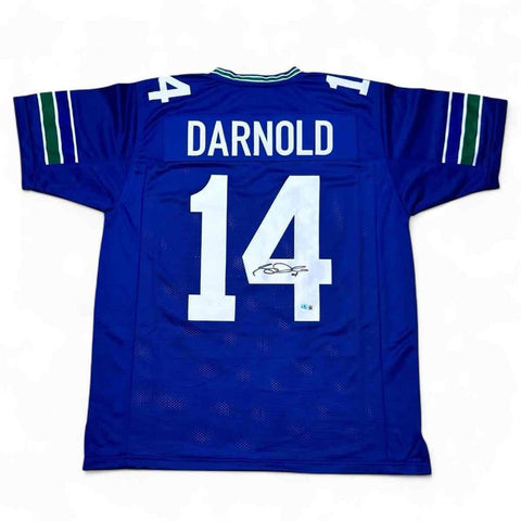 Sam Darnold Autographed / Signed Jersey - Beckett Authenticated - Blue