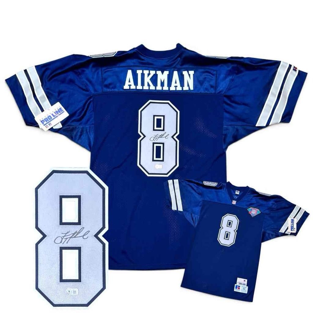 Troy Aikman Autographed / Signed Pro Line Authentic Cowboys Jersey - Beckett