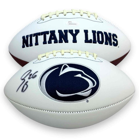 Saquon Barkley Autographed Signed Penn State Logo Football - JSA