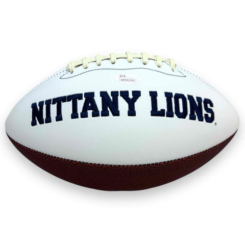 Saquon Barkley Autographed Signed Penn State Logo Football - JSA