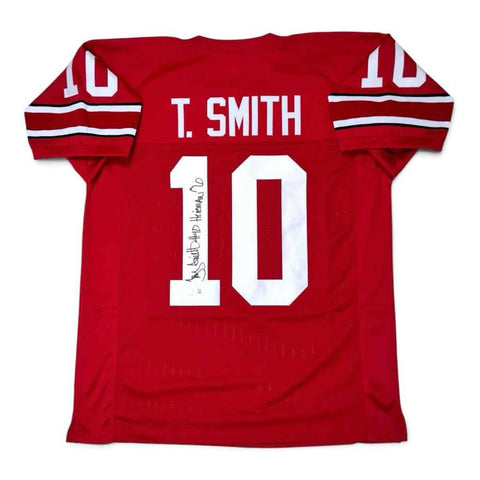 Troy Smith Autographed Signed Jersey with "Heisman 06" Beckett Authenticated BAS