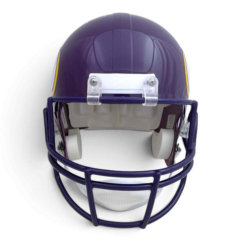 Randy Moss Autographed Signed Vikings VSR4 Helmet with HOF 18 inscription - BAS
