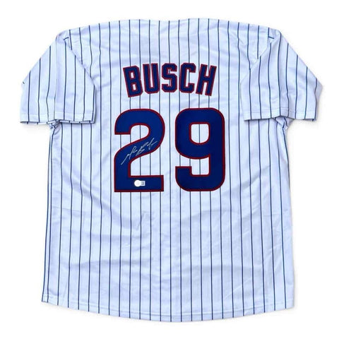 Michael Busch Autographed / Signed Jersey - Beckett Authenticated