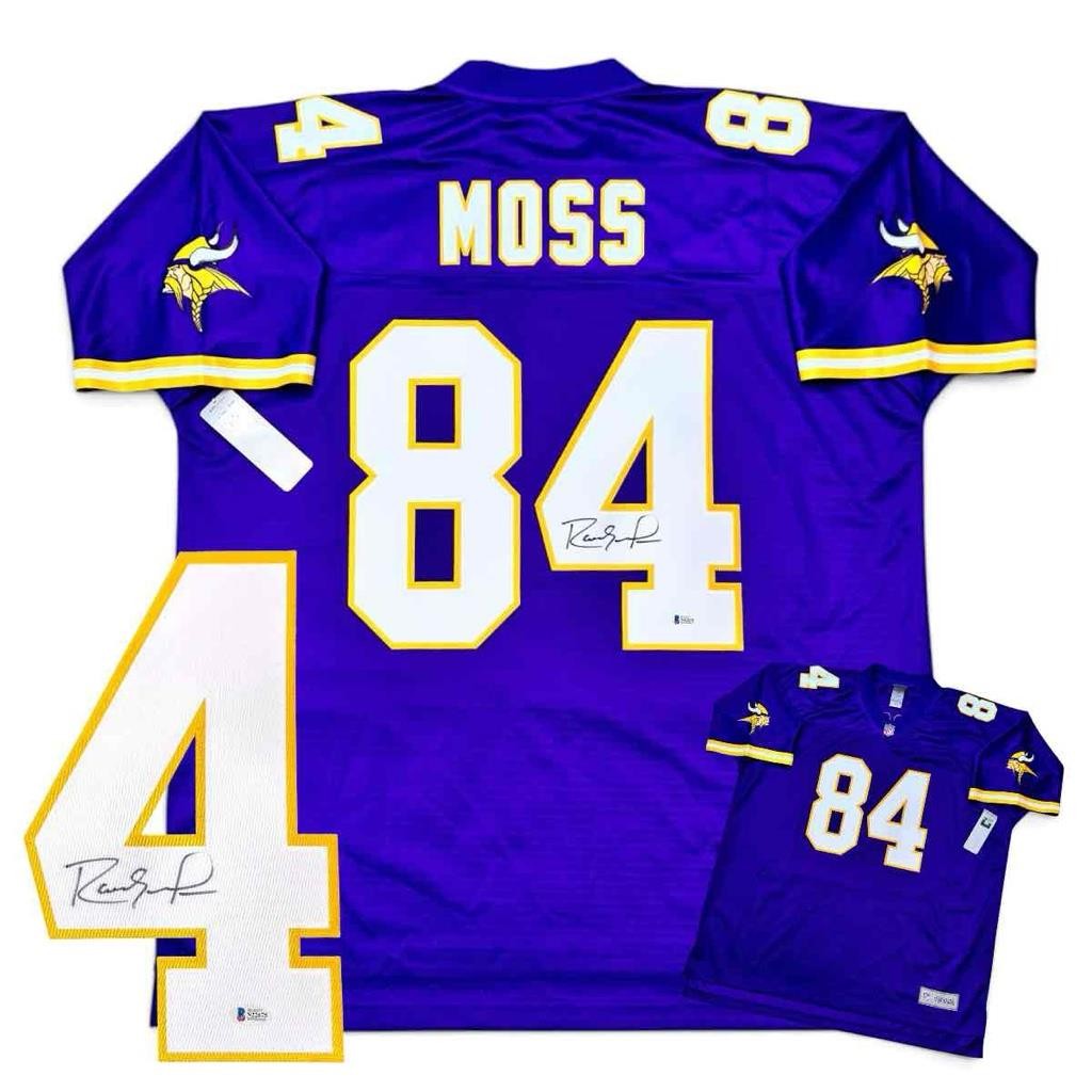 Randy Moss Autographed / Signed Minnesota Vikings Pro Line  Jersey - Beckett